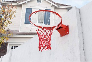 ProSlam Heavy Duty Wall Mounted Basketball Rim, 18 inch Professional Hanging Basketball Goal Fits Indoor and Outdoor Wall