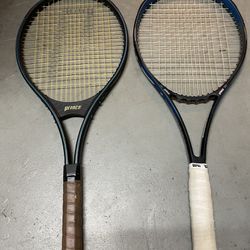 2 Prince Tennis Rackets