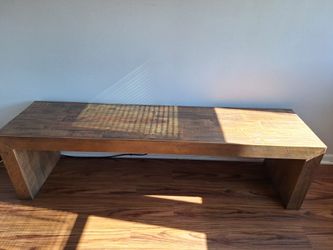 Wood Bench - Entry way, coffee table, dining room table
