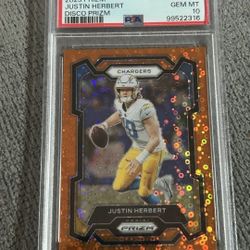 Super Rare PSA 10 Graded Josh Herbert Disco Prizm Card!!!