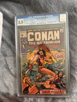 CGC Graded 3.5 Conan the Barbarian #1
