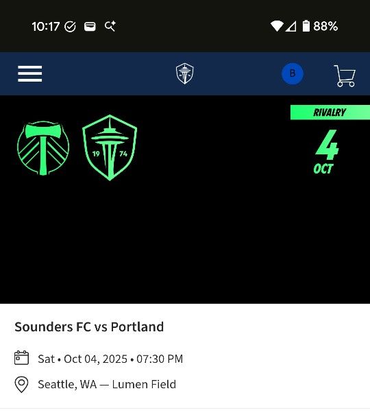 Sounders FC Vs Portland
