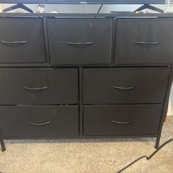 ZUNMOS 7 Drawer Fabric Dresser for Bedroom, Chest of Drawer Organizer Storage Cabinet for Closet,