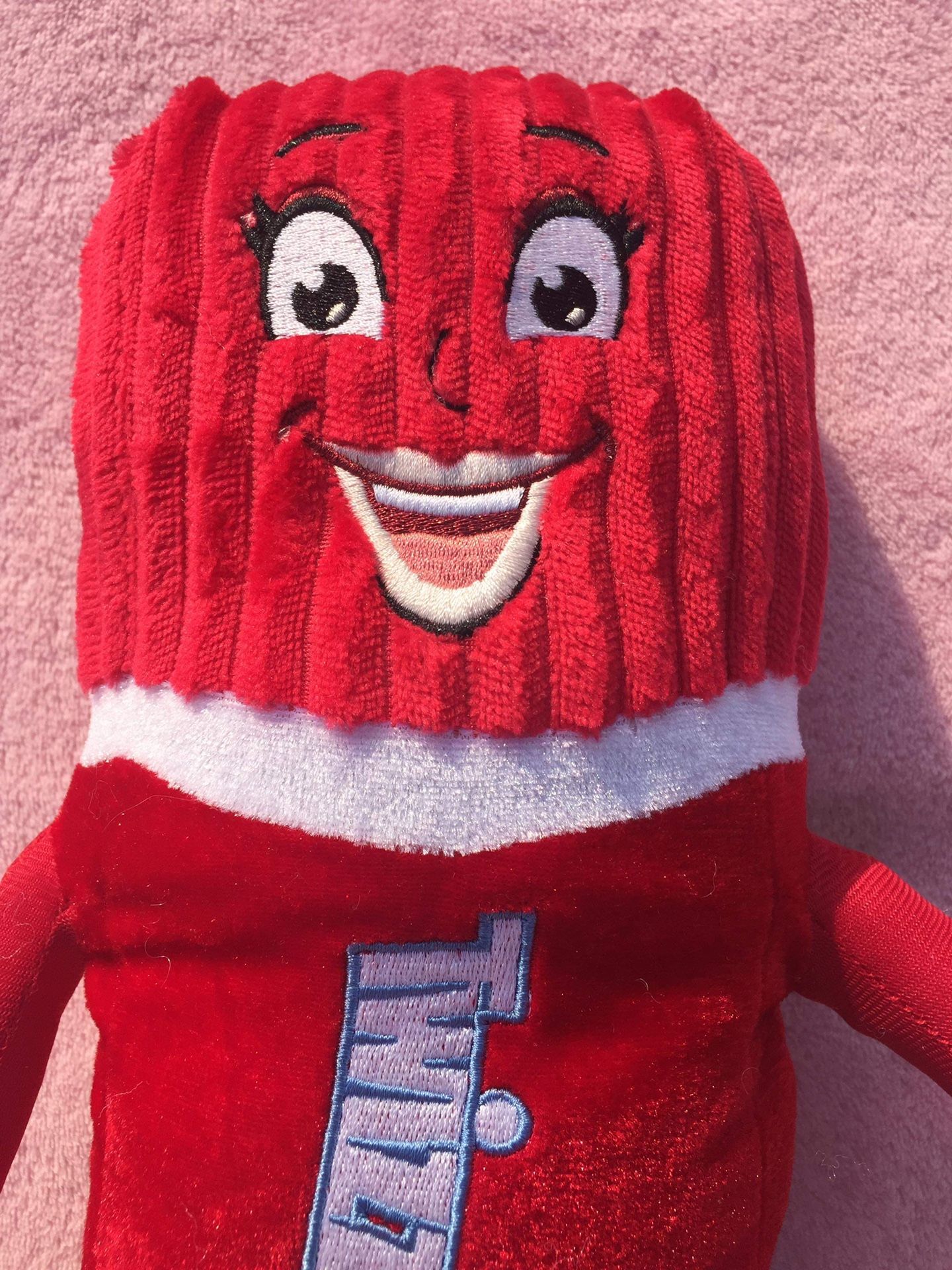 Twizzlers Licorice Girl Mascot Plush Stuffed Doll Posable Arms 12