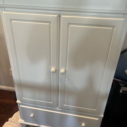 White Dresser Armoire 