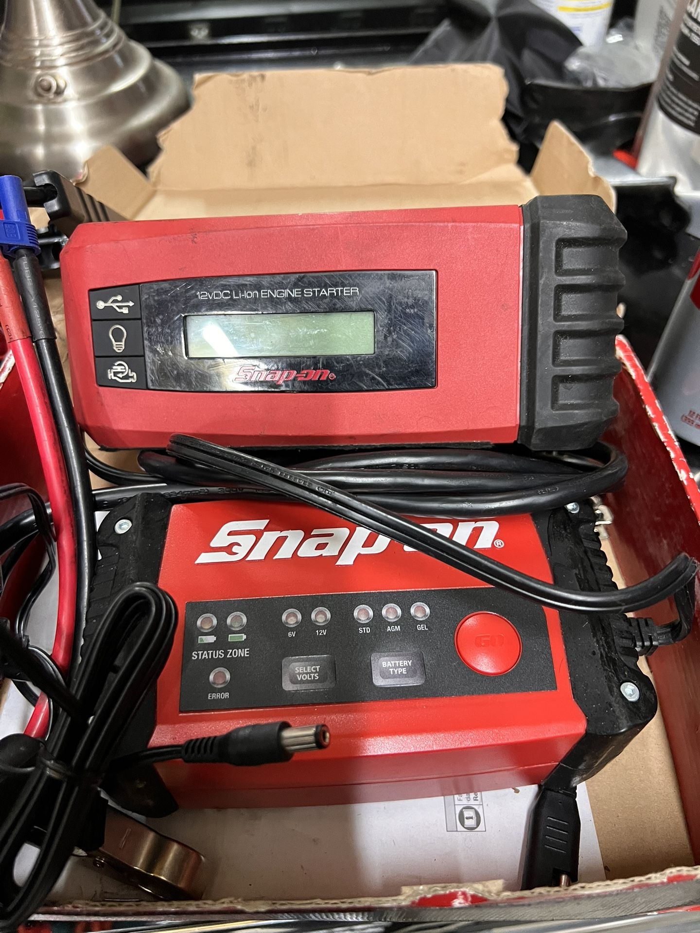 Snap On Battery Jumper And Trickle Charger 