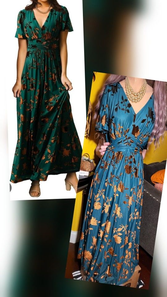 Maxi Velvet Dress