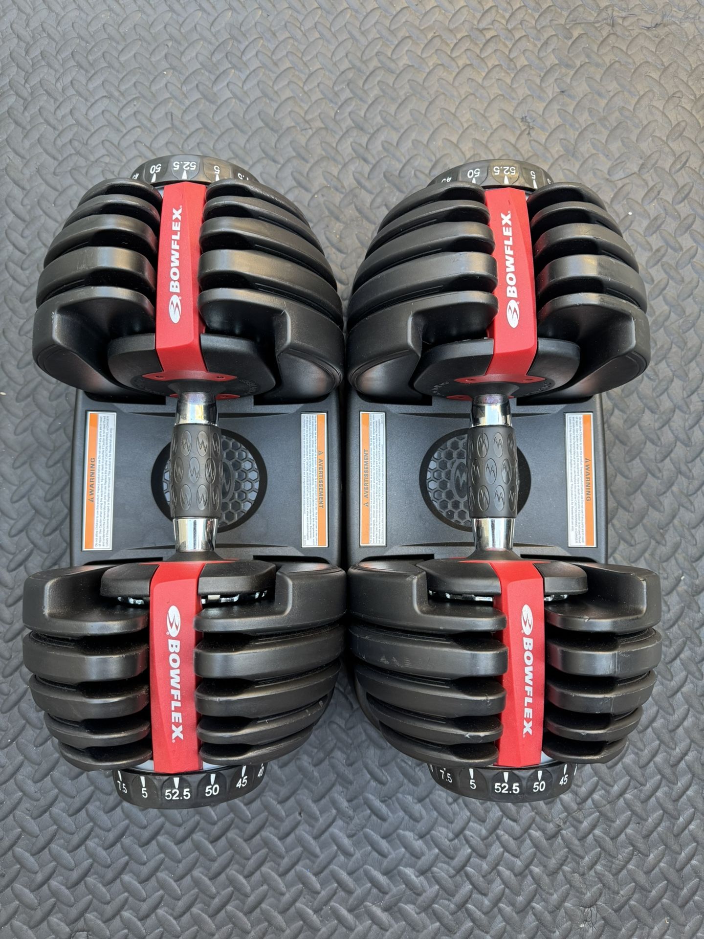 Bowflex Adjustable Dumbbells In Excellent Condition