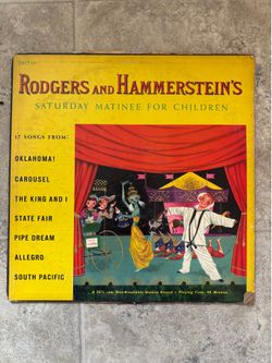 Vintage Rodgers & Hammerstein Saturday Matinee for Children LP Vinyl Record