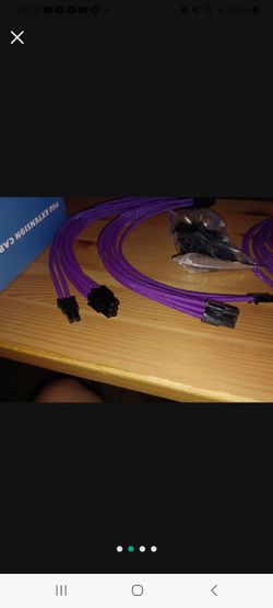 Purple Psu Extension Cables