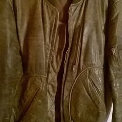 Vintage Leather MA-1 Flight Jacket 