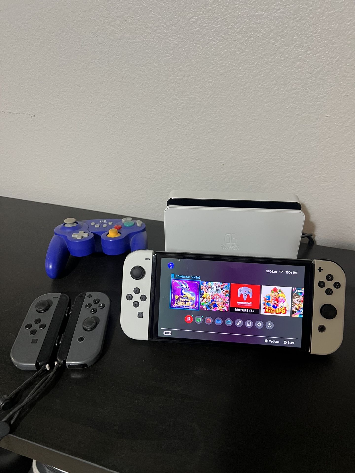 Nintendo Switch OLED w/ Additional Controllers