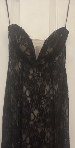 Black Sequins Prom Dress