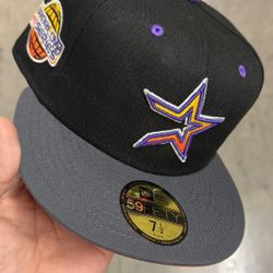 HOUSTON ASTROS NEW ERA FITTED HAT SIZE SZ 7-1/2