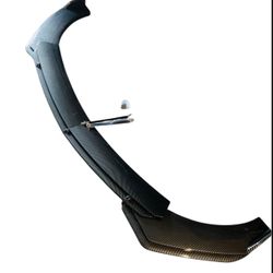 Carbon Fiber Front Bumper Lip Spoiler Splitter for All Cars, Kia, Infiniti, mustang, Benz,bmw ford