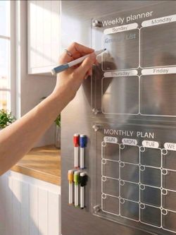Magnetic Calendar for Fridge