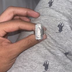 Silver Virgin Mary Ring