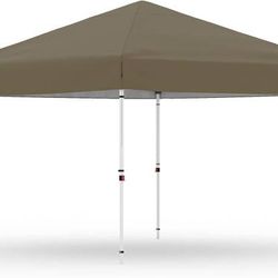 NEW Canopy Tent Pop Up Outdoor Canopy One-Person Set Up Heavy Duty Commercial Instant Tent Shelter Brown