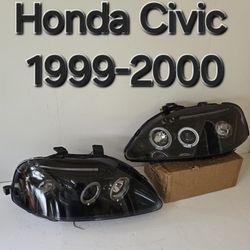 Honda Civic 1999-2000 Headlights 