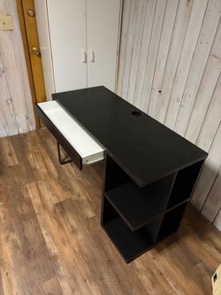 Black desk