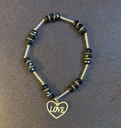 Black And Gold Bracelet