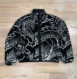 Stussy reversible fleece jacket