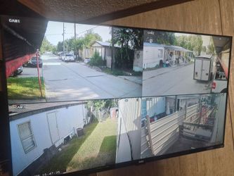 4 SurveillanceCameras with a dvr materials and included