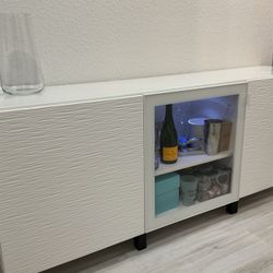 IKEA Modern TV Stand / Media Console (White)