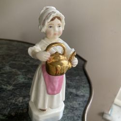 “Polly Put The Kettle On” By Royal Worcester’s Nursery Rhymes Series, #3303