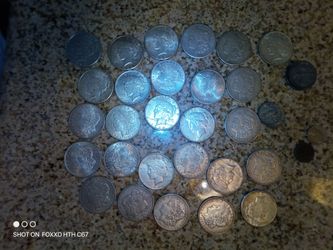 Mixed Lot of Morgan and Peace Silver Dollars