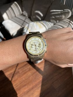 Michaels Kors Mens Gold Watch