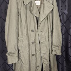 Vintage Military Vietnam War Era
Overcoat 