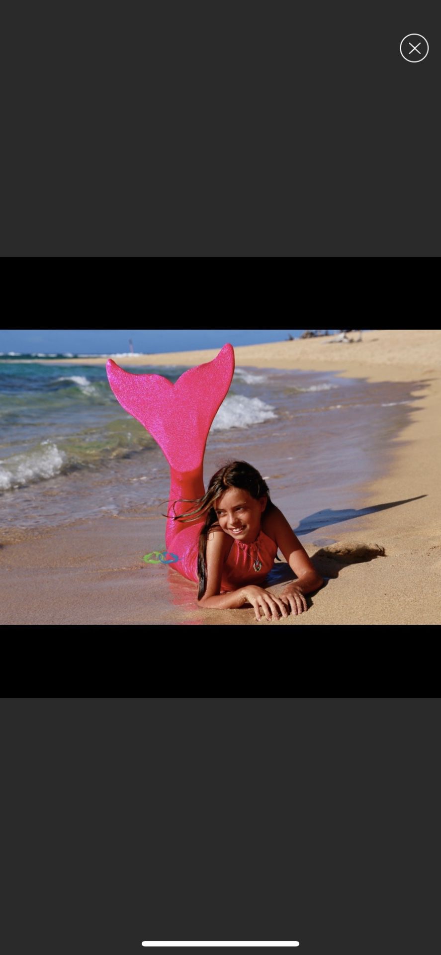 Mermaid tail for kids paid $150