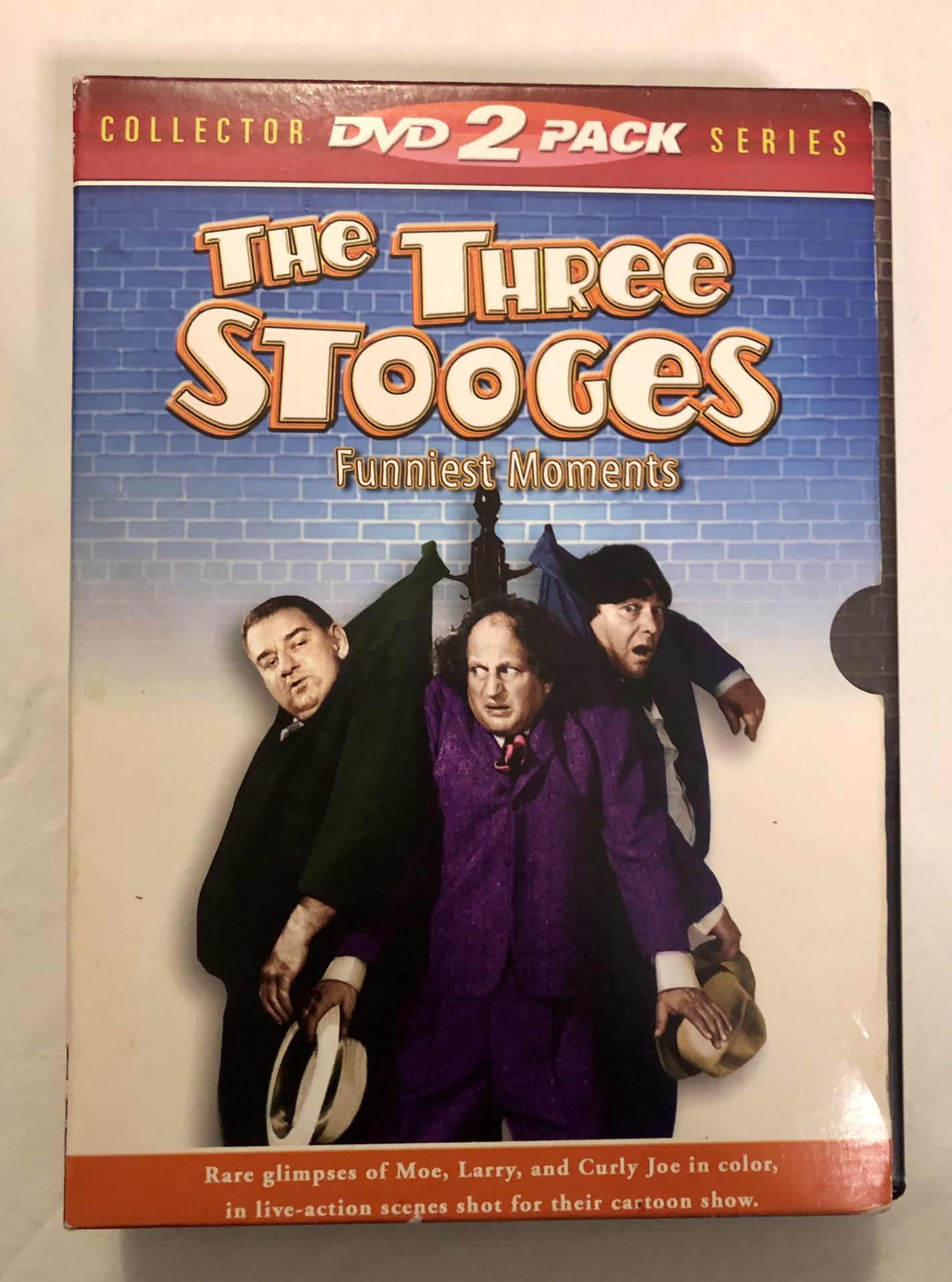 Preowned Three Stooges 2-Pack DVD Bundle 