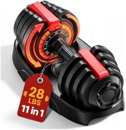 28 lbs Adjustable Dumbbell Set