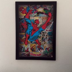 Large Spider-Man Wooden Picture Best Offer