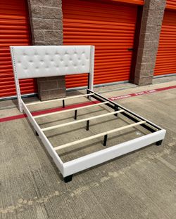 Queen Size Leather Bedframe