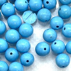 Lot Of 6mm Turquoise Beads 