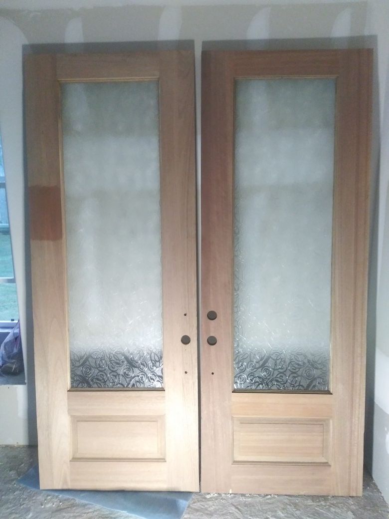 Doors Double 8ft Solid Wood New