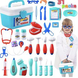 31 Pieces Doctor Kit for Kids