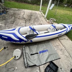  Sea Eagle 370 3 Person Inflatable Kayak 