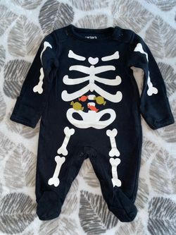 Carter’s newborn baby Skeleton pj