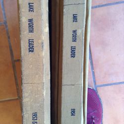 Lake Worth Reader 1952-54  $200.00 CASH, TEXT FOR PRICES  