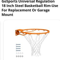 Brand New Replacement 18 Inch Basketball Rim