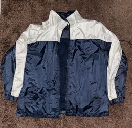 Men Blue Bomber/windbreaker Jacket 