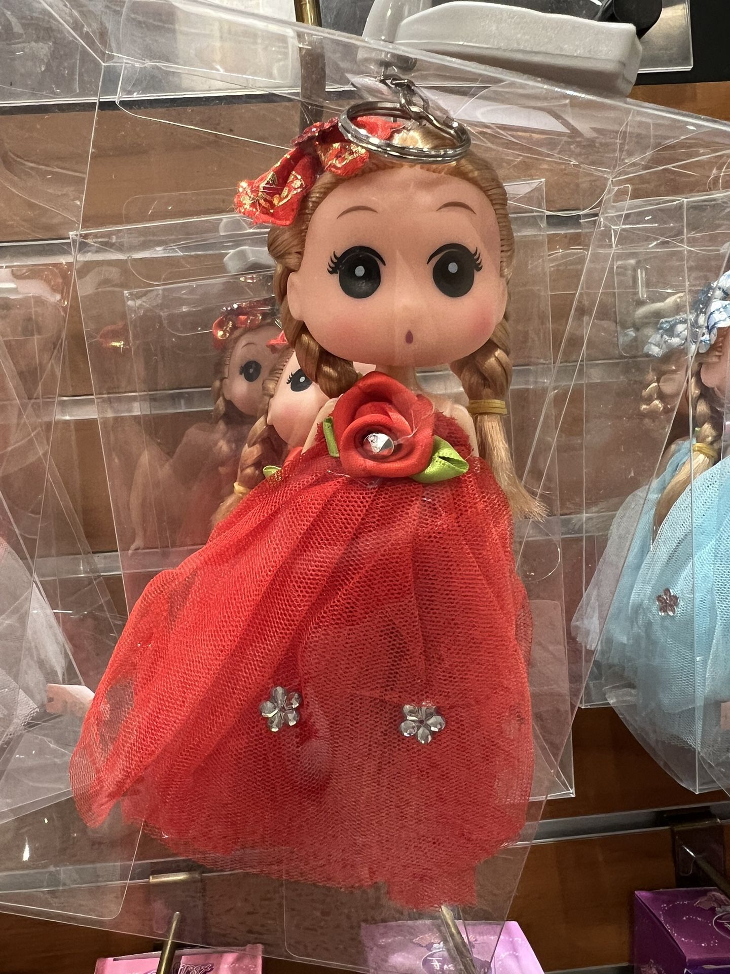 Doll In Red Dress New In Box