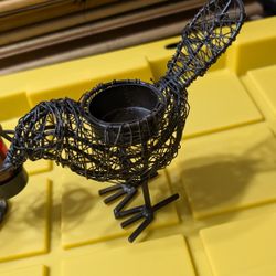 Metal Bird Candle Holder 