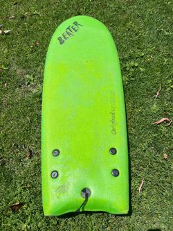 Catch Surf Beater Original 54 Pro Soft Top Foamie Surfboard Boogie Body Board w/ removable twin fin