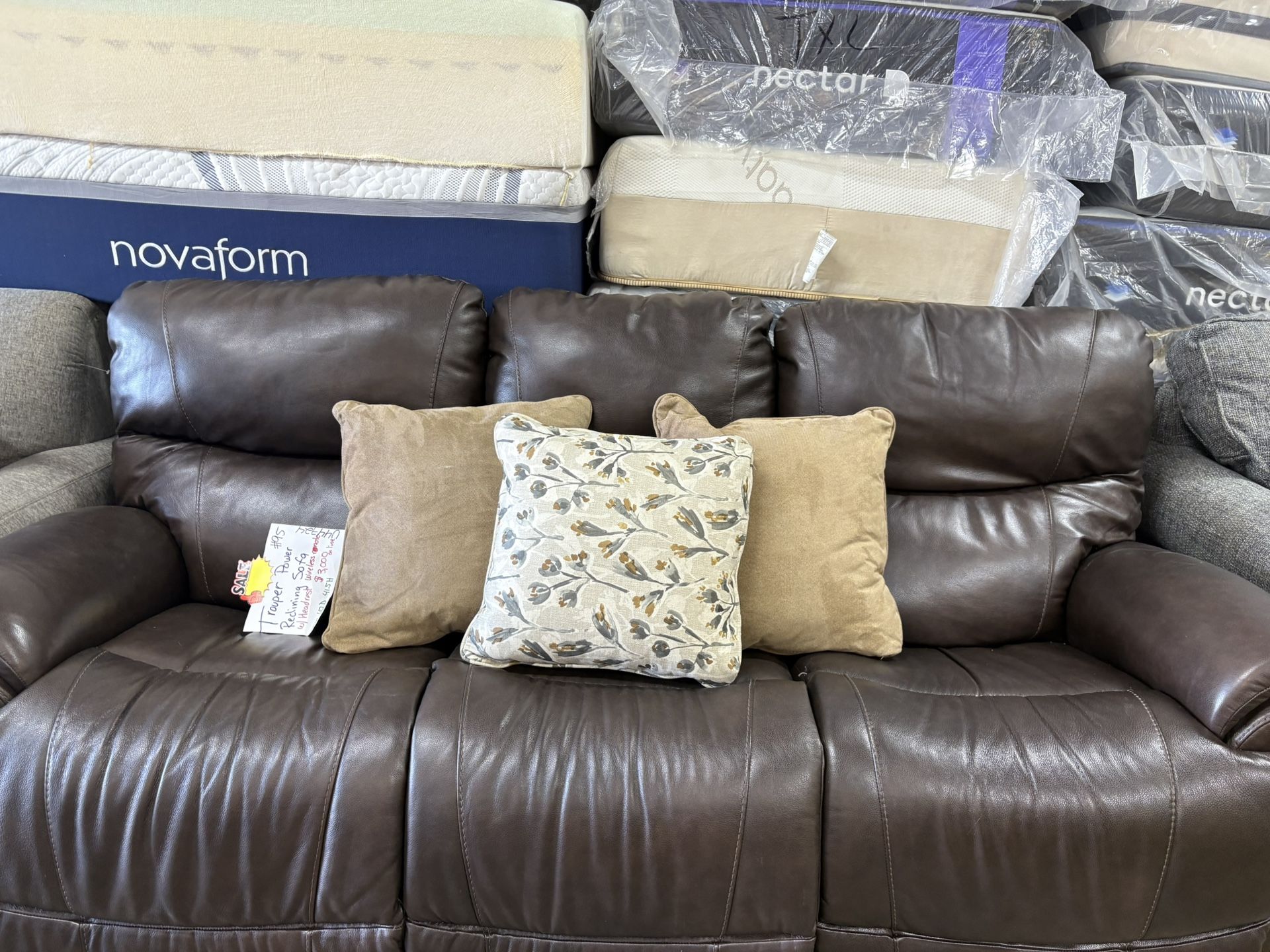 New Lazy Boy Trouper Power Reclining Sofa With Remote Control $900 Free Delivery