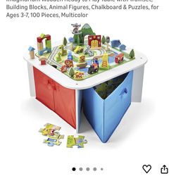 Activity Two Sided Table With 4 Bins For Storage